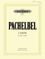 Johann Pachelbel: Canon D-Dur (Bearbeitung für Klavier zu 2 Händen), Buch