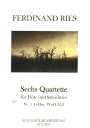 Ferdinand Ries: Quartett G-Dur WoO 35,2, Noten