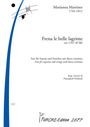 Marianna Martines (1744-1812): Frena le belle lagrime vor 1767 Arie für Sopran und Streicher mit Basso continuo (1767), Noten
