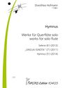 Dorothea Hofmann: Hymnus – works for solo flute für Flöte solo, Noten