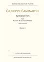 Giuseppe Sammartini: 12 Sonaten für Flöte und Altsaxophon und Klavier, Noten