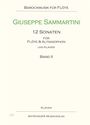 Giuseppe Sammartini: 12 Sonaten für Flöte und Altsaxophon und Klavier, Noten