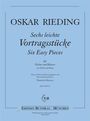 Oskar Rieding: 6 leichte Vortragsstücke, Noten