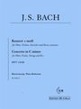 Johann Sebastian Bach: Konzert für Oboe, Violine und Klavier c-moll BWV 1060R, Noten