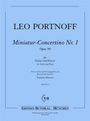 Leo Portnoff: Miniatur-Concertino Nr. 1 D-Dur op. 94, Noten