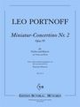Leo Portnoff: Miniatur-Concertino Nr. 2 d-moll op. 95, Noten