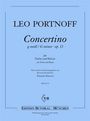 Leo Portnoff: Concertino g-moll op. 11, Noten