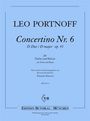 Leo Portnoff: Concertino Nr. 6 D-Dur op. 43, Noten