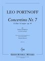 Leo Portnoff: Concertino Nr. 7 G-Dur op. 44, Noten