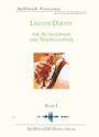 "Leichte Duette für Altsaxophon und Tenorsaxophon, Band 1" steht über einem künstlerischen Saxophonbild.