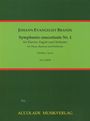 Johann Evangelist Brandl: Symphonie concertante Nr. 1 B-Dur, Noten