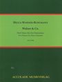 "Helga Warner-Buhlmann: Walzer & Co. Fünf Tänze für drei Klarinetten. ACC.2094. ACCOLADE MUSIKVERLAG."  
Grünes Cover mit rotem Streifen.