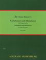 Žilvinas Smalys, Variationen und Miniaturen für Fagott solo. ACC.2095. Grüner Hintergrund, roter Streifen oben.