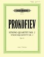 Serge Prokofieff (1891-1953): String Quartet No. 2 Op. 92 (Parts), Noten