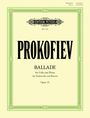 Serge Prokofieff: Ballade for Cello and Piano Op. 15, Noten