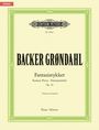 Agathe Backer Grøndahl: Fantasistykker (Fantasy Pieces) Op. 39, Noten