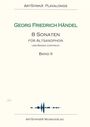 Georg Friedrich Händel: 8 Sonaten für Altsaxophon und Bc, Noten