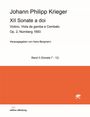 Johann Philipp Krieger (1649-1725): XII Sonate a doi, Noten
