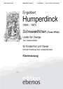 Engelbert Humperdinck: Schneewittchen - Lieder der Zwerge für Kinderchor und Klavier [Originalfassung], Noten