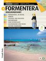 Titel: "FORMENTERA INSELRUNDFAHRT". Kategorien: Strände, Natur, Gastronomie. Unterer Teil zeigt eine Strandkulisse.