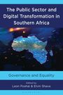 „The Public Sector and Digital Transformation in Southern Africa“ steht oben. Darunter eine digitale Karte Afrikas.
