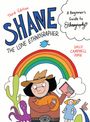 Text: "Third Edition SHANE THE LONE ETHNOGRAPHER A Beginner's Guide to Ethnography SALLY CAMPBELL PIRIE." 

Illustration: Eine Person mit Cowboyhut hält eine Katze, steht vor einem Regenbogen mit Kaktus und Tintenfisch.