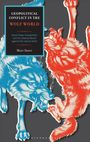 Buchtitel: "Geopolitical Conflict in the Wolf World". Zwei kämpfende Wölfe, einer blau, der andere rot.