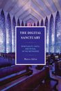 „THE DIGITAL SANCTUARY“, ein Raum mit Bänken, hohen gotischen Fenstern und einem strukturierten Dach.