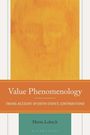 "Value Phenomenology: Taking Account of Edith Stein's Contributions" von Mette Lebech, orange-beiger Hintergrund.