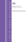 U S Office of the Federal Register: Code of Federal Regulations, Title 40 Protection of the Environment 63.1-63.599, Revised as of July 1, 2025, Buch