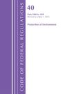 „40 Parts 1000 to 1059 Revised as of July 1, 2025 Protection of Environment.“ Lila Balken mit vertikalem Text.