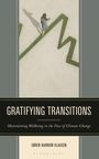 "Gratifying Transitions", "Maintaining Wellbeing in the Face of Climate Change". Frau auf Zickzack-Weg in steinigem Gelände.