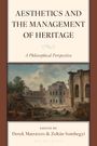 "Aesthetics and the Management of Heritage" oben, "A Philosophical Perspective" darunter. Ruine in Gemälde unten.