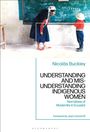 Eine Lehrerin beugt sich zu einem Kind vor einer Tafel mit "mama". Titel: "Understanding and Misunderstanding Indigenous Women".
