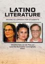 „LATINO LITERATURE: AN ENCYCLOPEDIA FOR STUDENTS“ über Fotos von drei Personen, Namen unten aufgeführt.