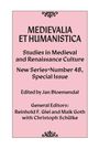 Medievalia Et Humanistica, No. 48, Buch