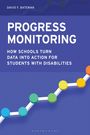 Titel: "Progress Monitoring". Untertitel: "How Schools Turn Data Into Action for Students with Disabilities". Grafik mit bunter Linie.