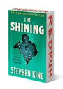 "50th Anniversary Edition", "THE SHINING", "WITH AN INTRODUCTION BY OWEN KING", "STEPHEN KING". Silhouette mit Axt.