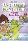 "A to Z Animal Mysteries: The Gecko Escape Room" zeigt Kinder, die ein Gehege mit einem Gecko beobachten.