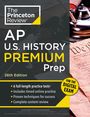 "The Princeton Review AP U.S. History Premium Prep, 26th Edition. 6 full-length practice tests. Illustration zeigt historische Dokumente."