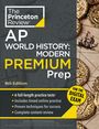 Text: "The Princeton Review AP World History: Modern PREMIUM Prep 8th Edition." Goldmünzen und ein Segelschiff auf einer Karte.