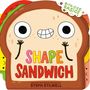 Die Texte zeigen "Bite-Size Basics", "Shape Sandwich" und "Steph Stilwell". Ein illustriertes Sandwich mit fröhlichem Gesicht.