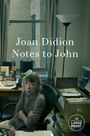 Joan Didion: Notes to John, Buch