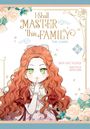 "I Shall Master This Family, The Comic, Mon (Ant Studio), Original Story by Roah Kim." Mädchen mit roten Haaren im Kleid.