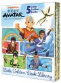 "Avatar: The Last Airbender" oben links, "5 Little Golden Books" oben rechts. Enthält Illustrationen der Hauptcharaktere und eines Tieres.