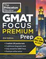 "The Princeton Review - GMAT Focus Premium Prep, 2nd Edition. Enthält realistische Tests und Online-Extras. Skyline im Hintergrund."