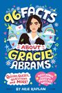 „96 Facts About Gracie Abrams“, Quizzes, Zitate, Fragen. Illustration einer Person mit bunten Symbolen um sie herum.