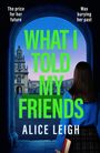 Alice Leigh: What I Told My Friends, Buch