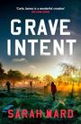 „Carla James is a wonderful creation“ William Shaw. Titel: "Grave Intent". Autor: Sarah Ward. Friedhof bei Sonnenuntergang.
