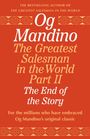 "Og Mandino: The Greatest Salesman in the World Part II - The End of the Story." Rotes Cover mit Mustern.